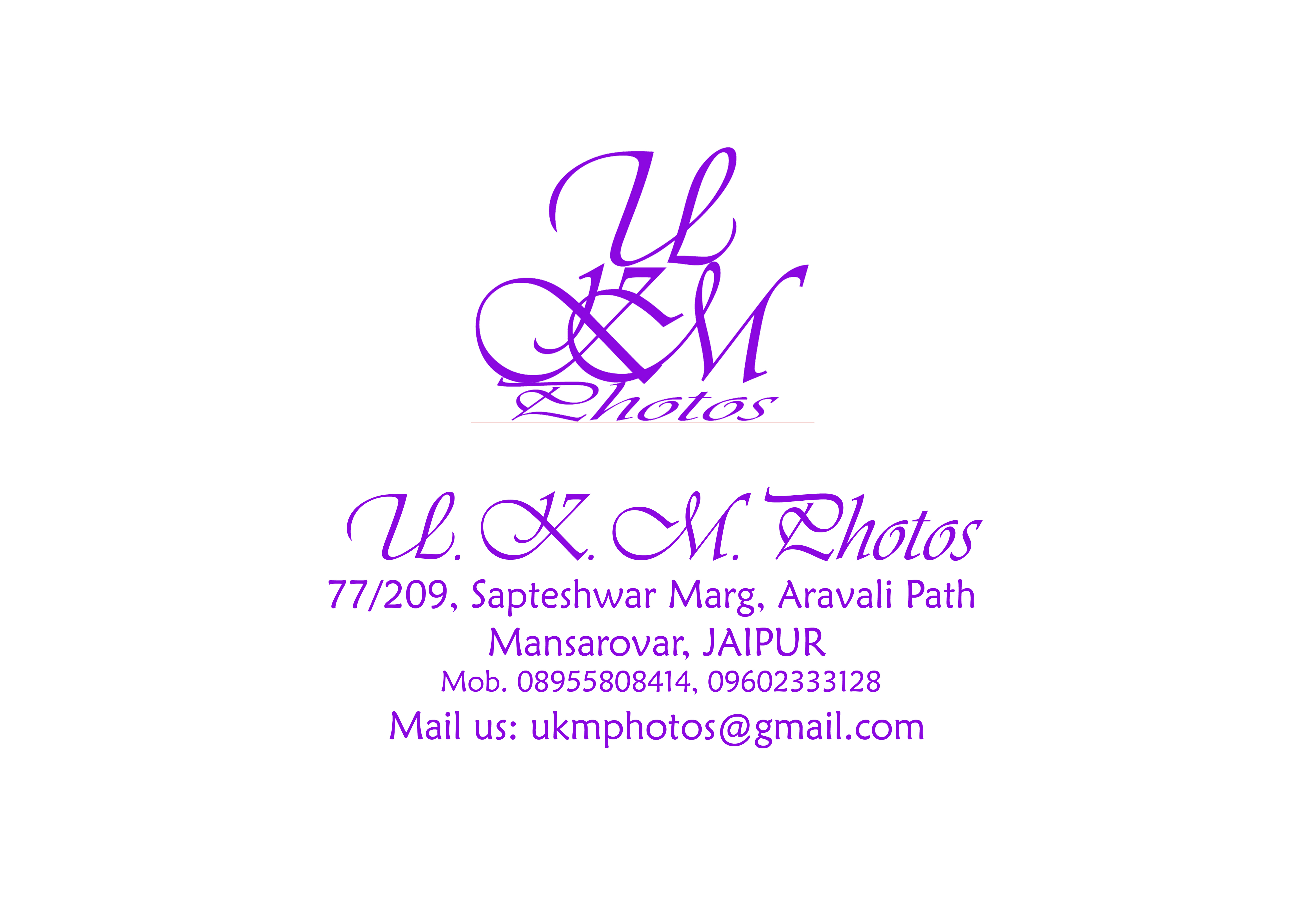 U K M PHOTOS — PHOTOGRAPHERS in JAIPUR | Cosmical Events